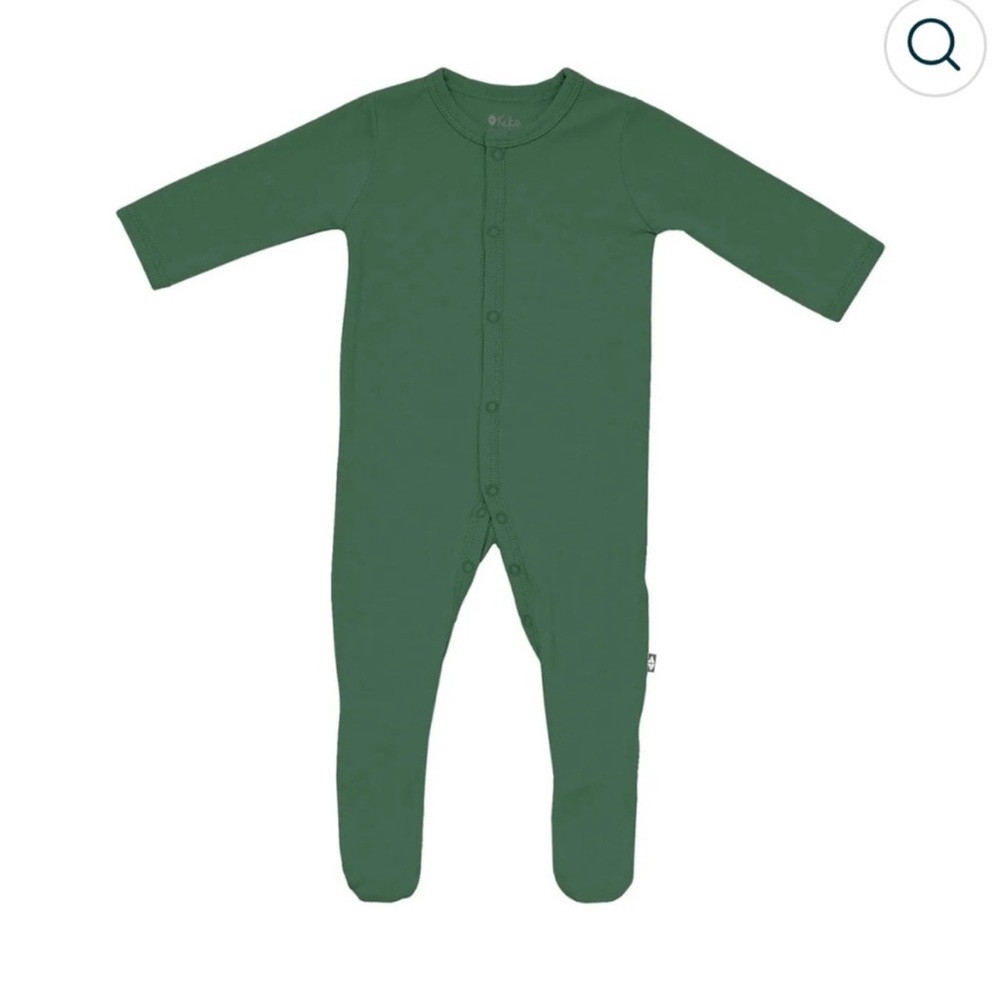 Kyte BABY Snap Footie in Hunter. Perfect for Spring green! NWT 18-24 months.